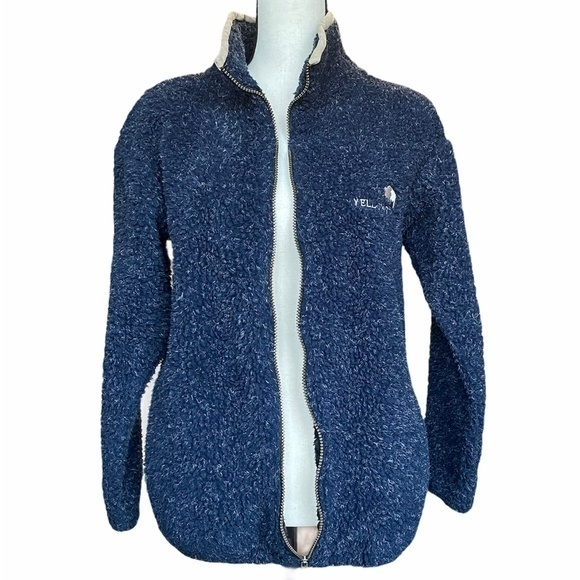 Arctic Image Yellowstone National Park Blue Zip Front Jacket‎ Sz S - Picture 4 of 8